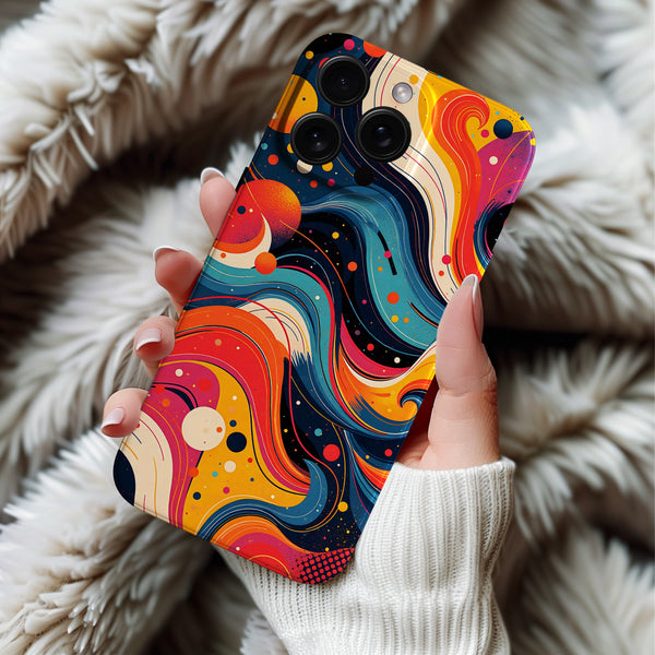 Coque iPhone Abstraite Design Étoilé