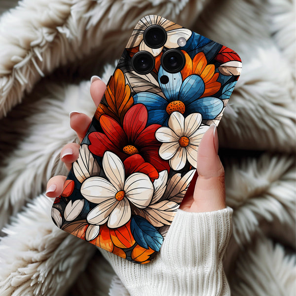 Coque iPhone Fusion Florale