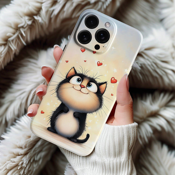 Coque iPhone Amour Félins