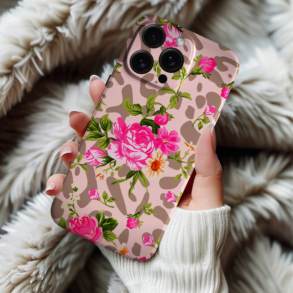 Coque iPhone Romance Florale