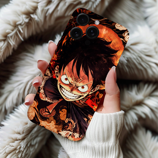Coque iPhone Luffy Énergique