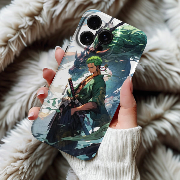 Coque iPhone Zoro et Dragon