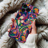 Coque iPhone Design Abstrait Coloré