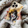Coque iPhone Portrait Femme Artistique