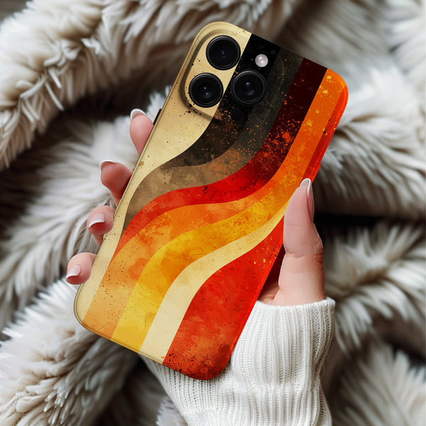 Coque iPhone Ondes Rétro