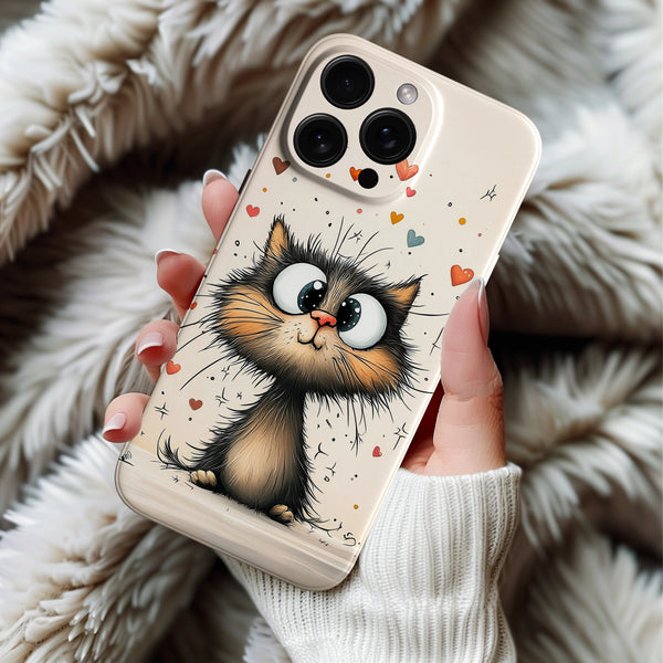 Coque iPhone Coeur de Chat