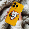 Coque iPhone Jaune avec "Just Do It"