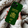 Coque iPhone passeport marocain Vert