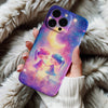 Coque iPhone Fantastique avec Filles sous la Lune