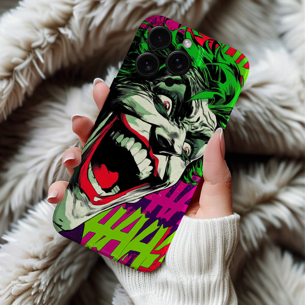 Coque iPhone Joker coloré