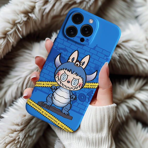 Coque iPhone Labubu Monstre avec Design Énergique