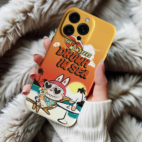 Coque iPhone Labubu Vacances au Soleil