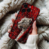 Coque iPhone Léopard Stylisé sur Fond Coloré