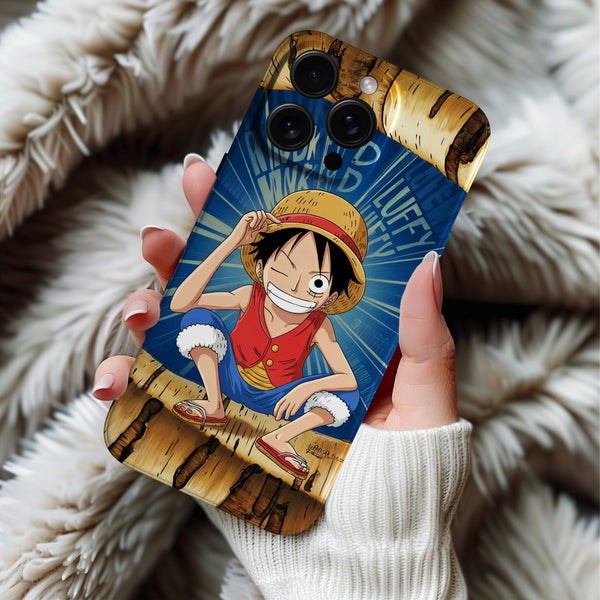 Coque iPhone Luffy Énergique