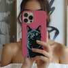 Coque iPhone Mystérieuse - Élégance Féline