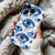 Coque iPhone Art Aquarelle des Yeux Bleus