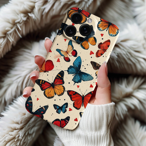 Coque iPhone avec Motif de Papillons