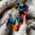 Coque iPhone Artistique avec Portrait Abstrait