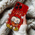 Coque iPhone Labubu sur Fond Rouge avec Design Coloré et Joyeux