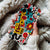 Coque iPhone Colorée avec Motif Graphique Abstrait
