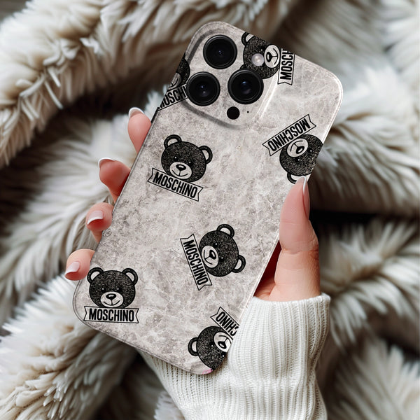 Coque iPhone Moschino avec Motif Ourson Chic