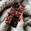 Coque iPhone Chat Noir Design Artistique Chic