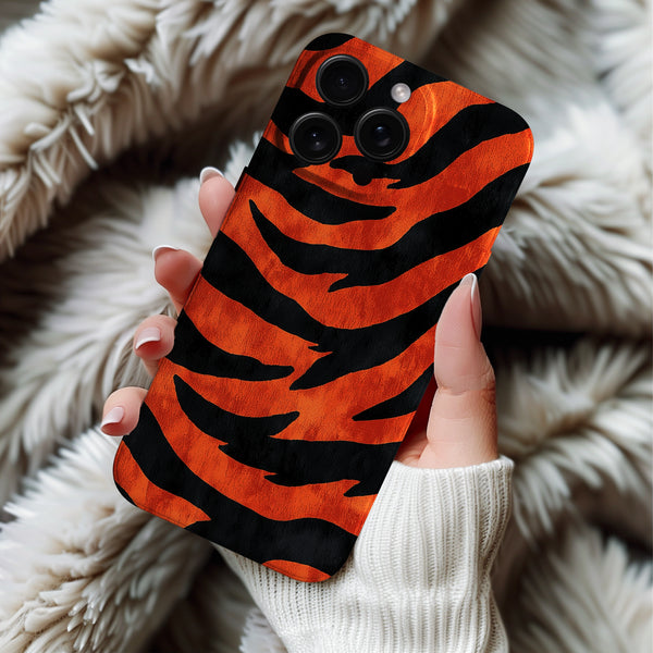 Coque iPhone Motif Tigre Audacieux