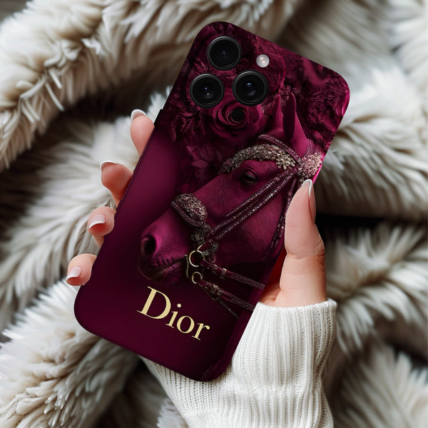 Coque iPhone Cheval Élégant Luxe