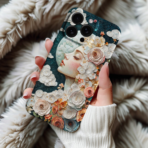 Coque iPhone Femme Florale Artistique