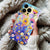 Coque iPhone Fleur Colorée Art Aquarelle