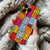 Coque iPhone Art Abstrait Coloré