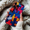 Coque iPhone Puzzle Coloré