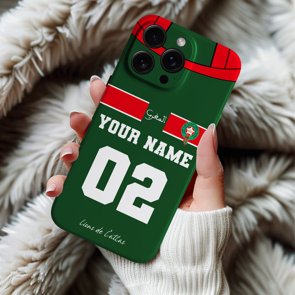 Coques iPhone Maillots Maroc Vert